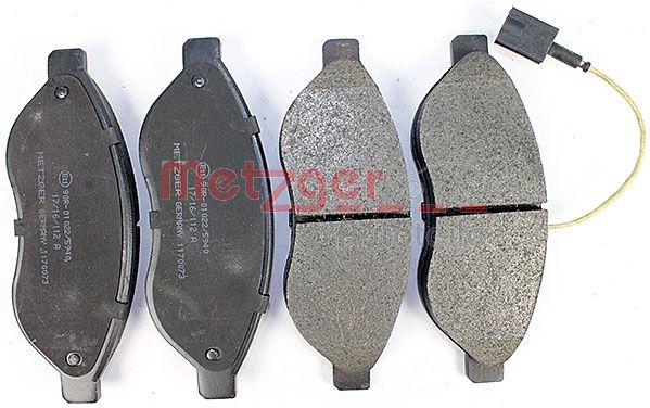 METZGER 1170073 Bremsbelagsatz, Scheibenbremse